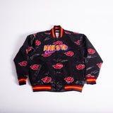 NARUTO SATIN JACKET BLACK