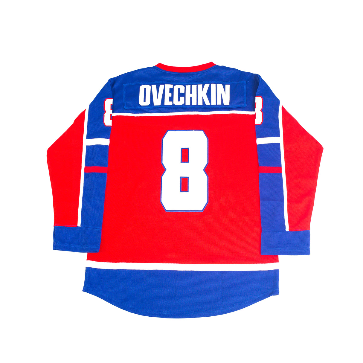 Alex Ovechkin Team Russia HOCKEY JERSEY In Red/Blue