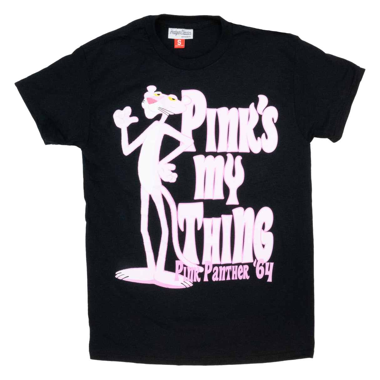 PINK PANTHER "PINK IS MY THING" T-SHIRT (BLACK)