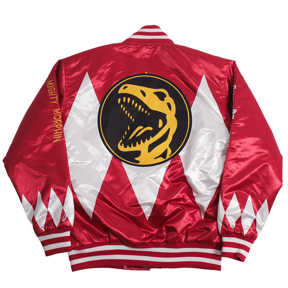 YOUTH POWER RANGER SATIN JACKET RED