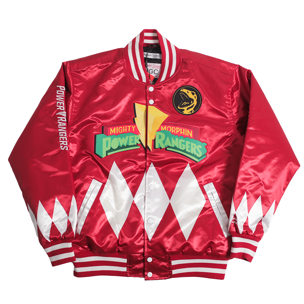 YOUTH POWER RANGER SATIN JACKET RED