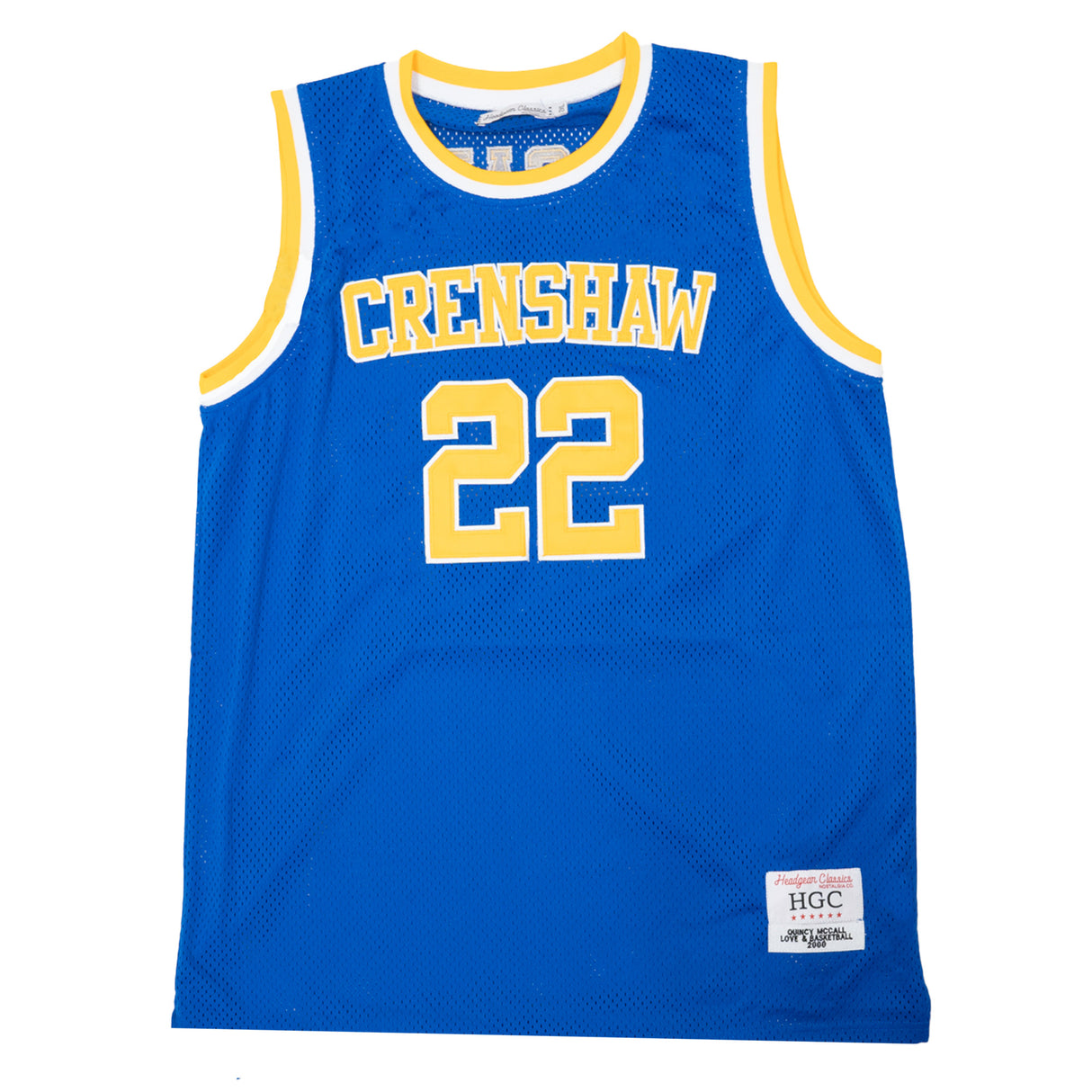 CRENSHAW "McCALL" YOUTH BASKETBALL JERSEY (ROYAL)