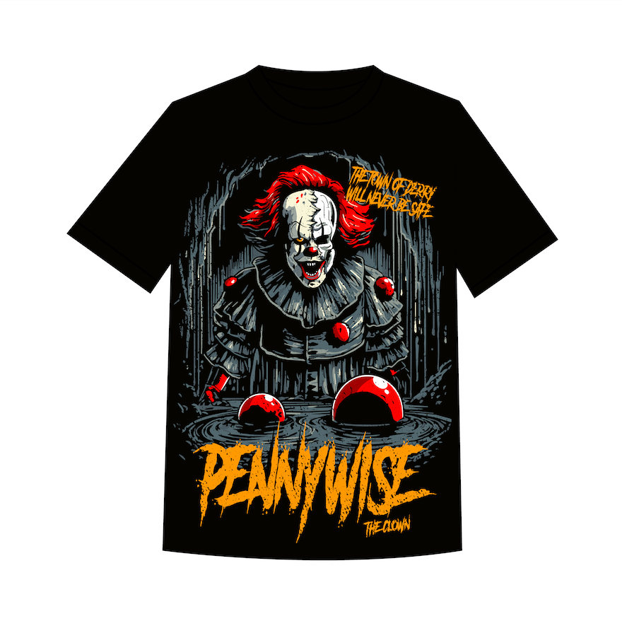 PENNYWISE T-SHIRT (BLACK)