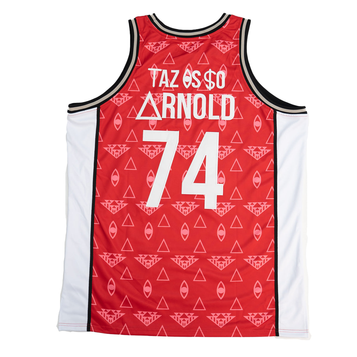 TISA MONOGRAM BASKETBALL JERSEY RED