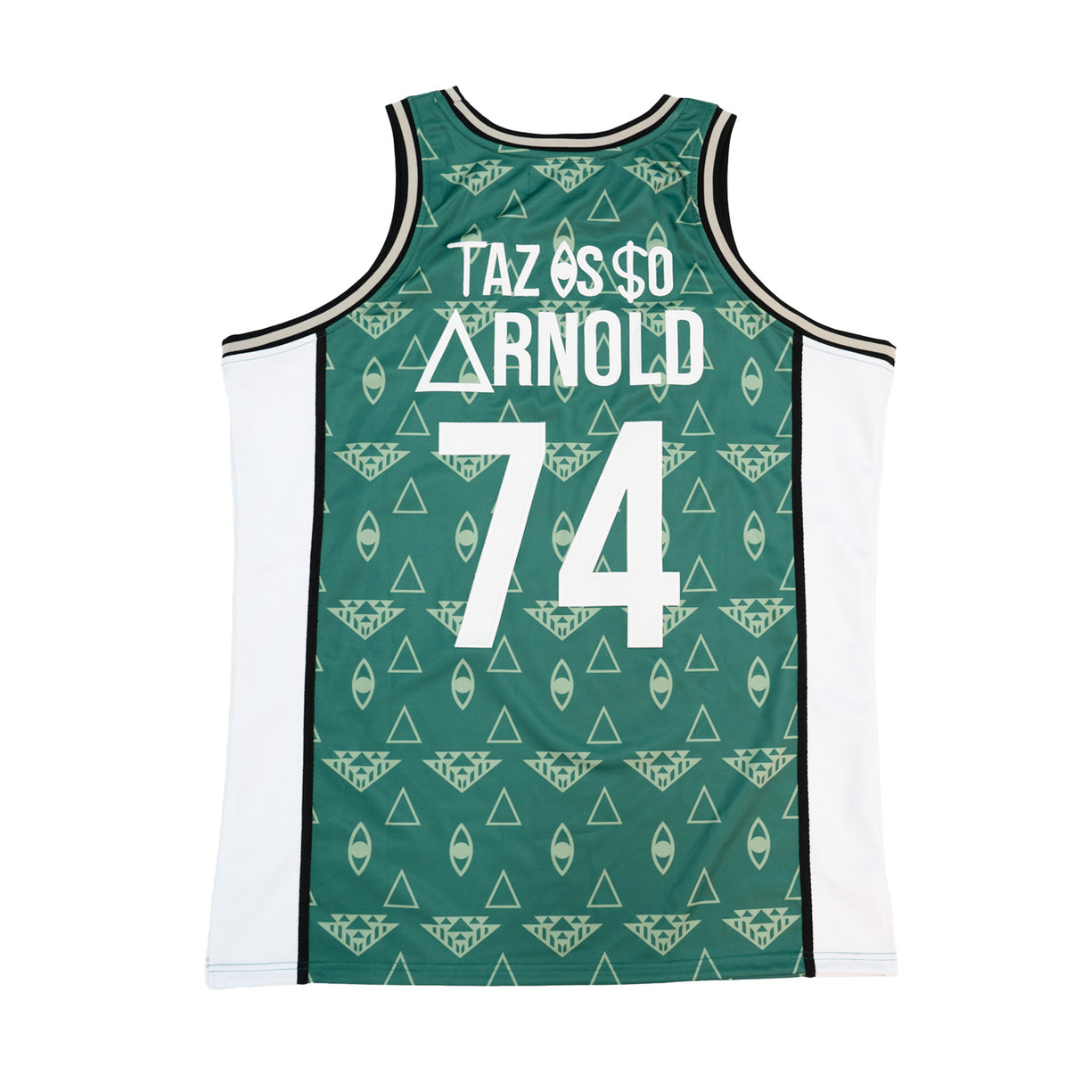 TISA MONOGRAM BASKETBALL JERSEY GREEN