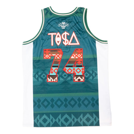 TISA TRIBAL BASKETBALL JERSEY GREEN