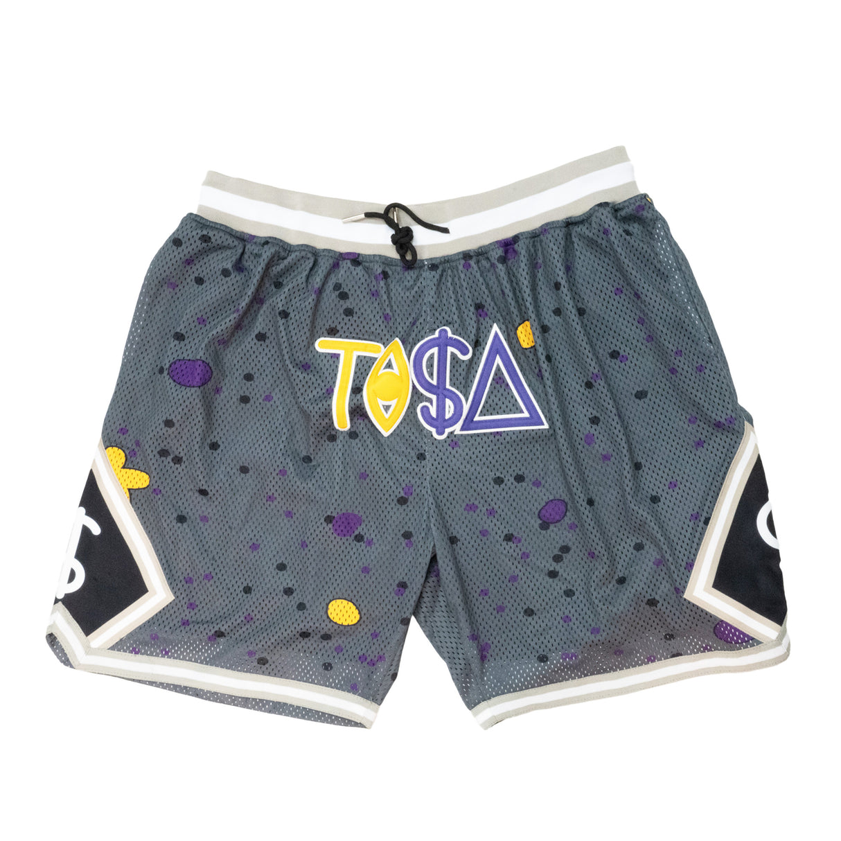 TISA TRIBAL BASKETBALL SHORTS BLACK