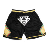 TISA STRIPED BASKETBALL SHORTS (BLACK)