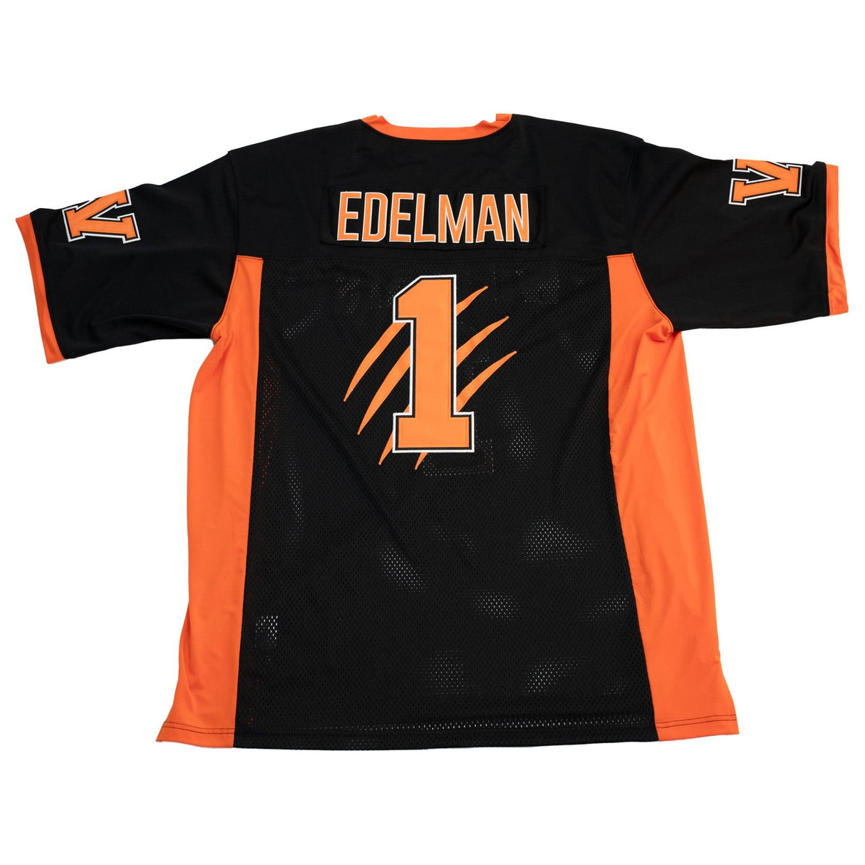 JULIAN EDELMAN HIGH SCHOOL FOOTBALL JERSEY (BLACK)