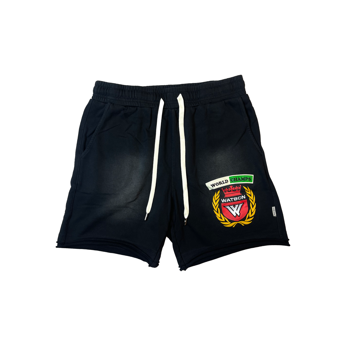 WATSON CHAMPS COTTON SHORTS (BLACK)