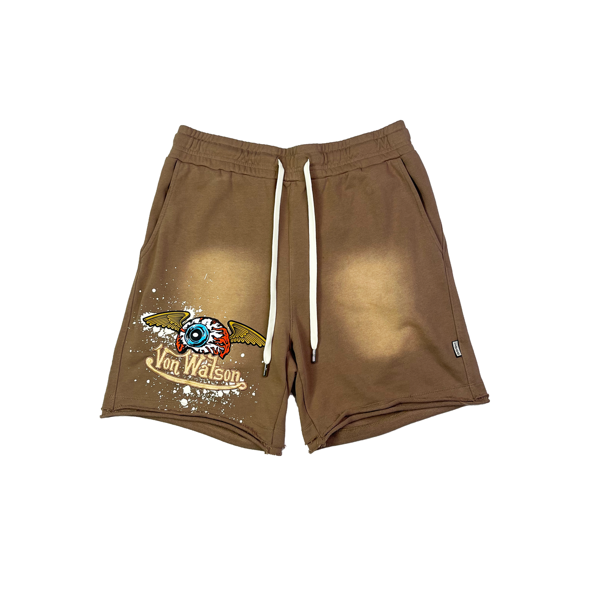 WATSON VON WATSON COTTON SHORTS (BROWN)