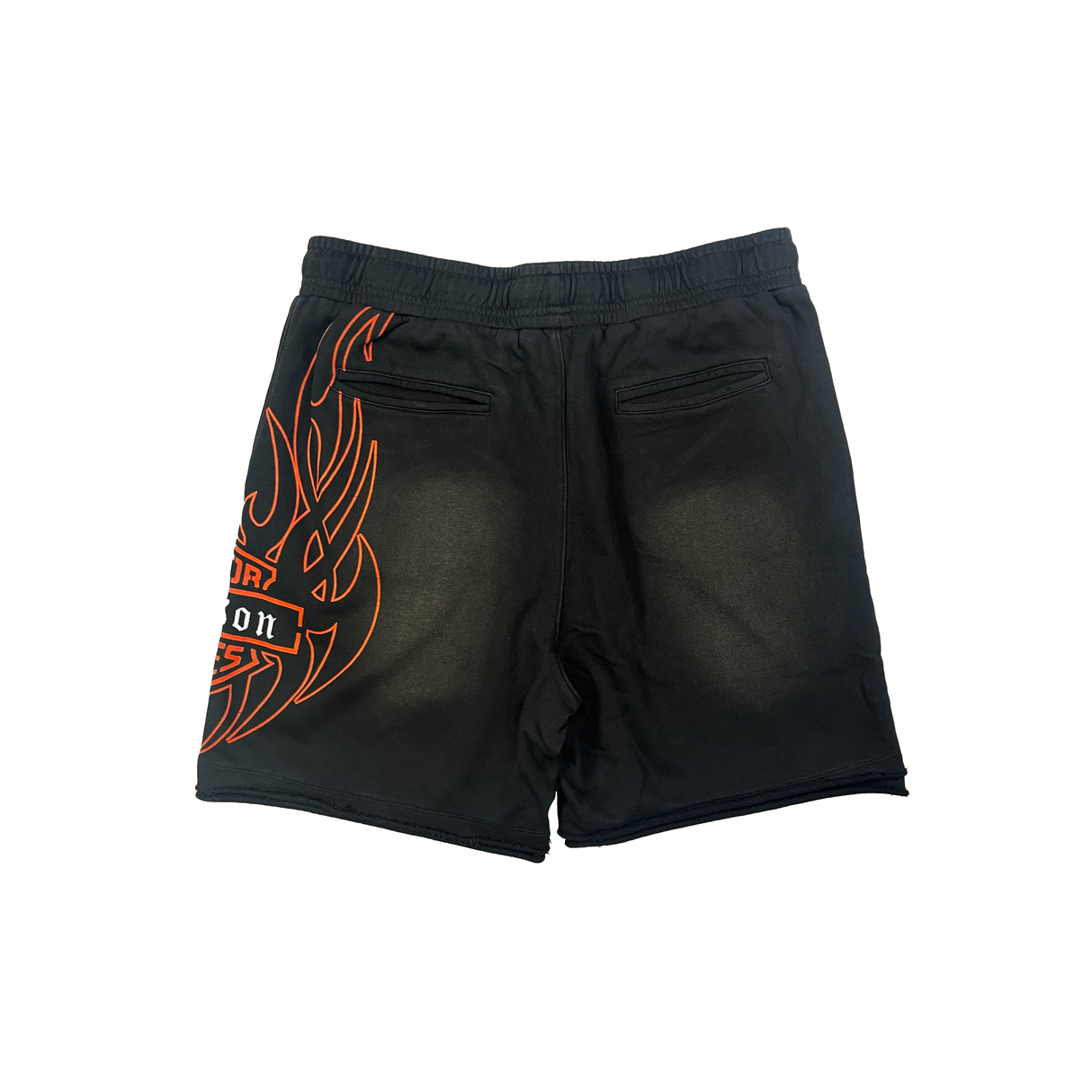 WATSON MOTOCYCLES COTTON SHORTS (BLACK)