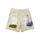 WATSON YACHT CLUB COTTON SHORTS (CREAM)