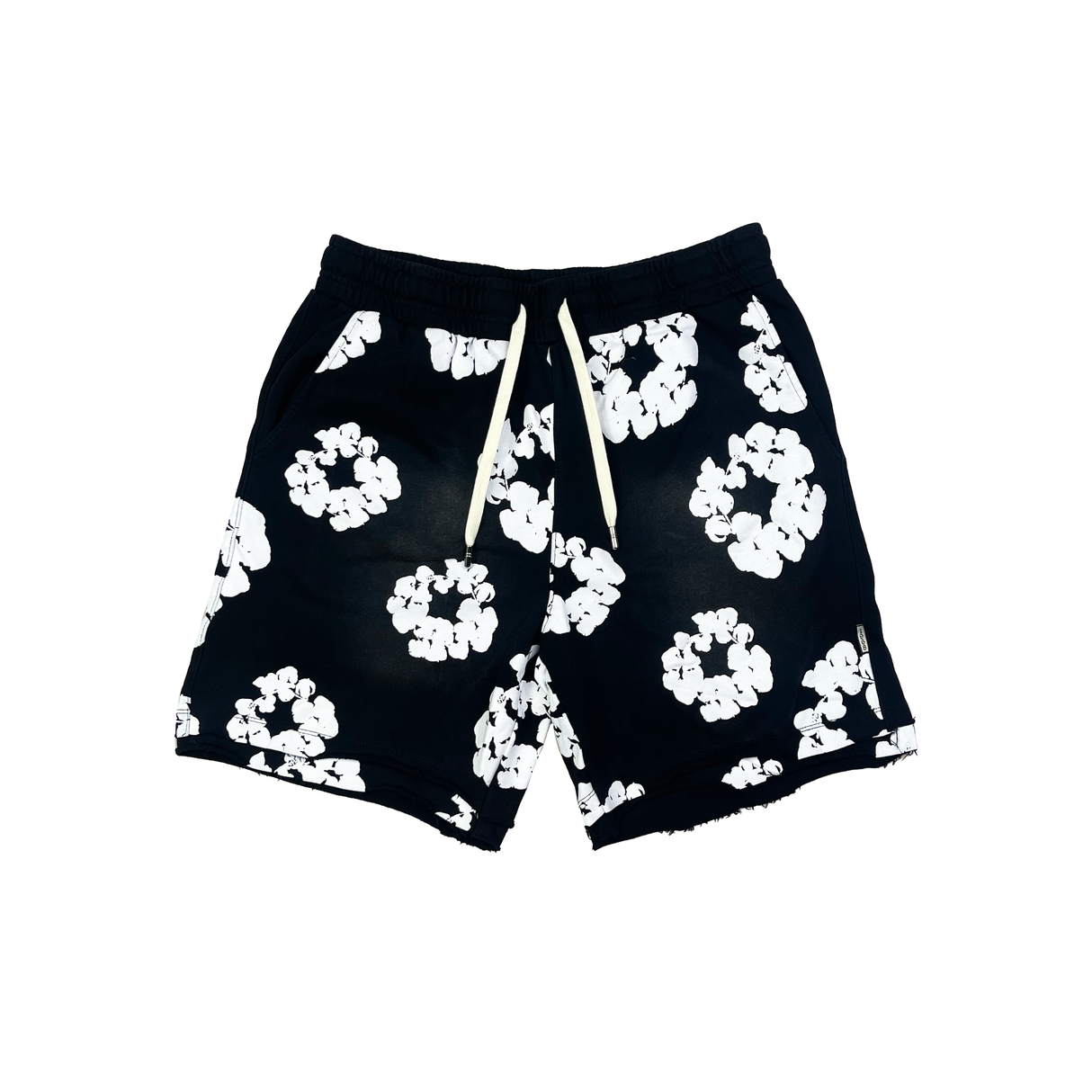 WATSON WREATH COTTON SHORTS (BLACK)