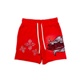 WATSON VON WATSON COTTON SHORTS (RED)