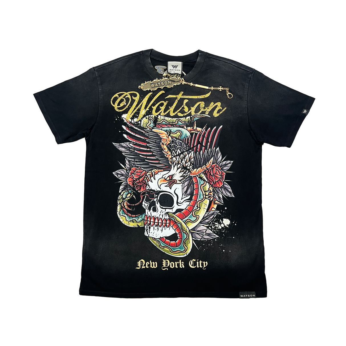 WATSON NEW YORK T-SHIRT (BLACK)