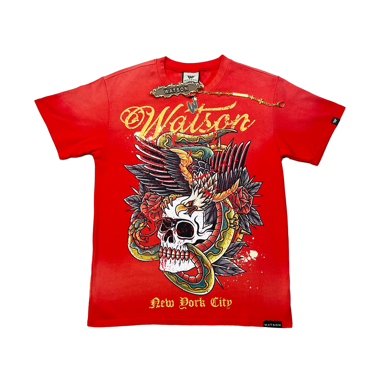 WATSON NEW YORK T-SHIRT (RED)