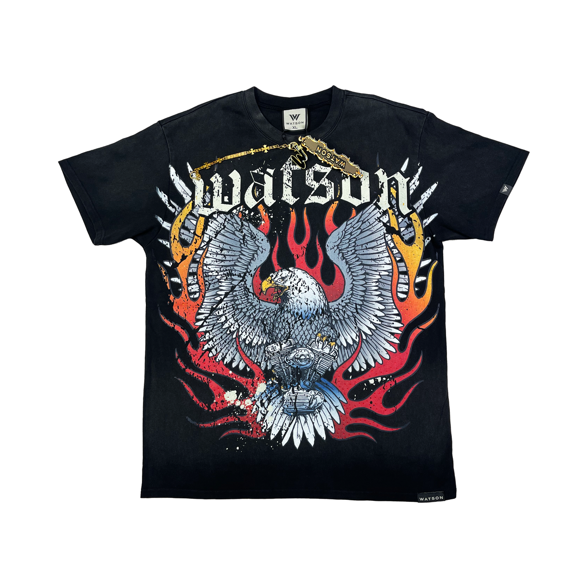 WATSON MOTOR CYCLES T-SHIRT (BLACK)