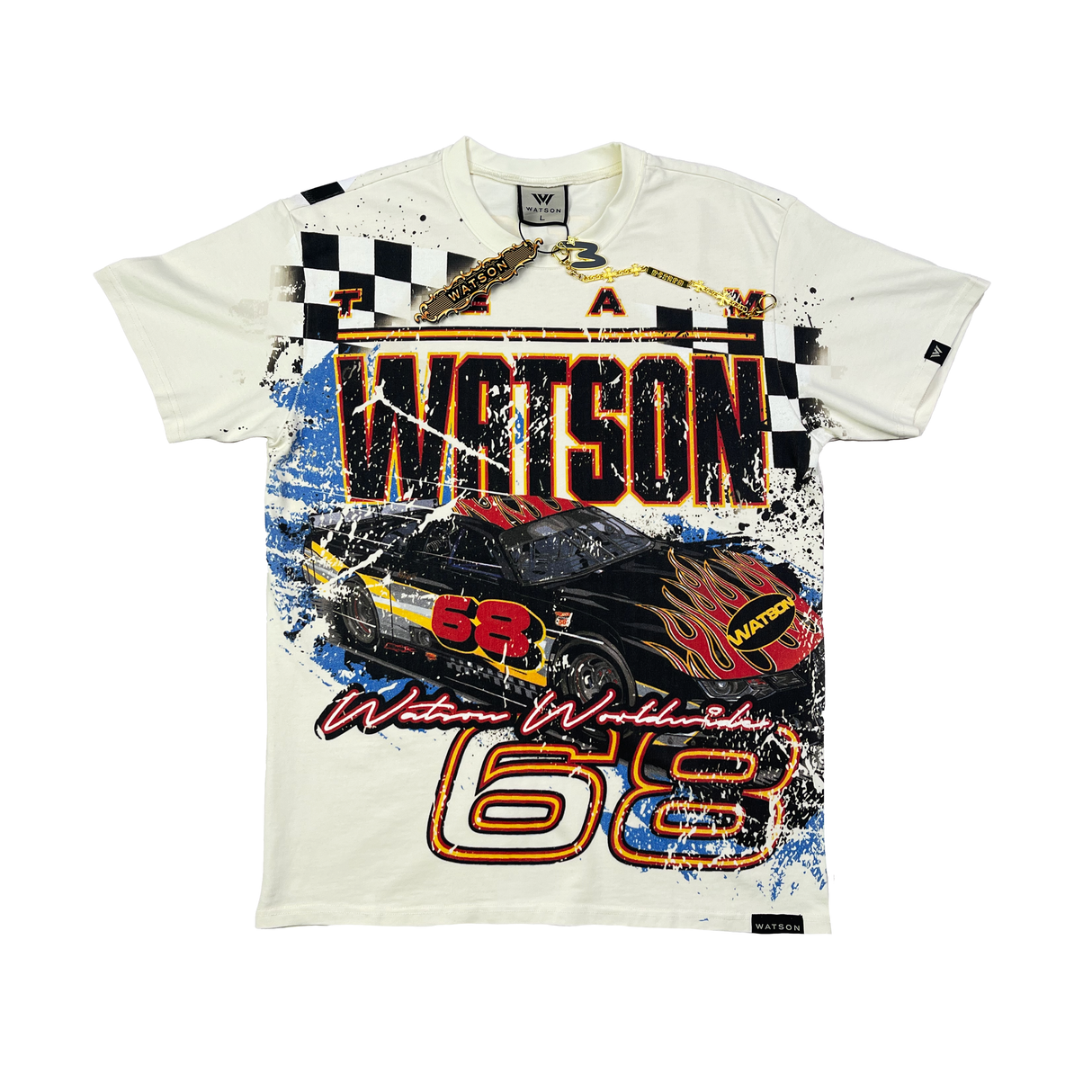 WATSON PIT CREW T-SHIRT (CREAM)