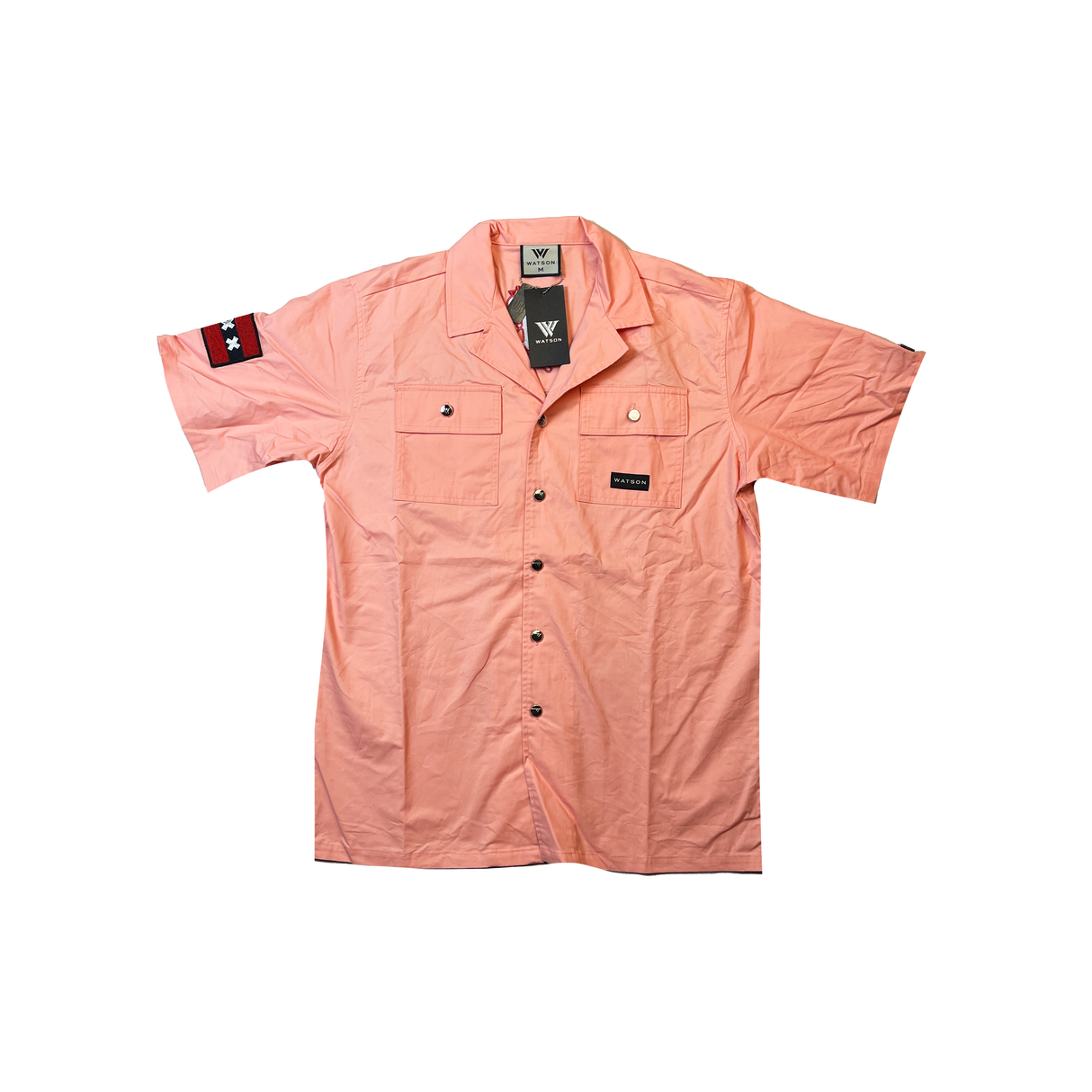 WATSON RED LIGHT DISTRICT WORK SHIRT (SALMON)