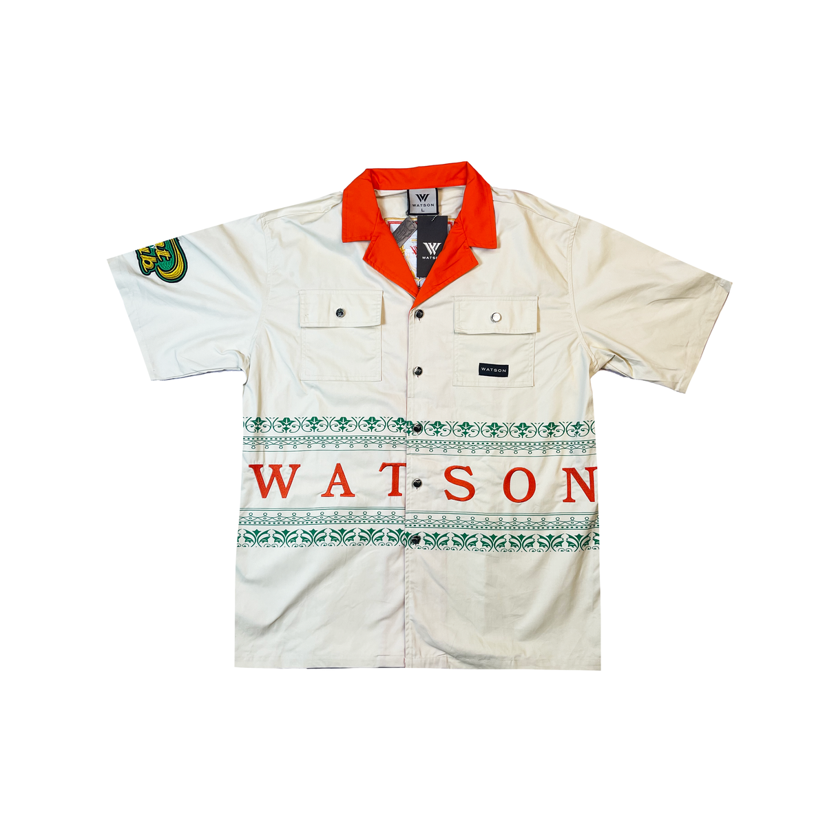 WATSON YACHT CLUB WORK SHIRT (CREAM)