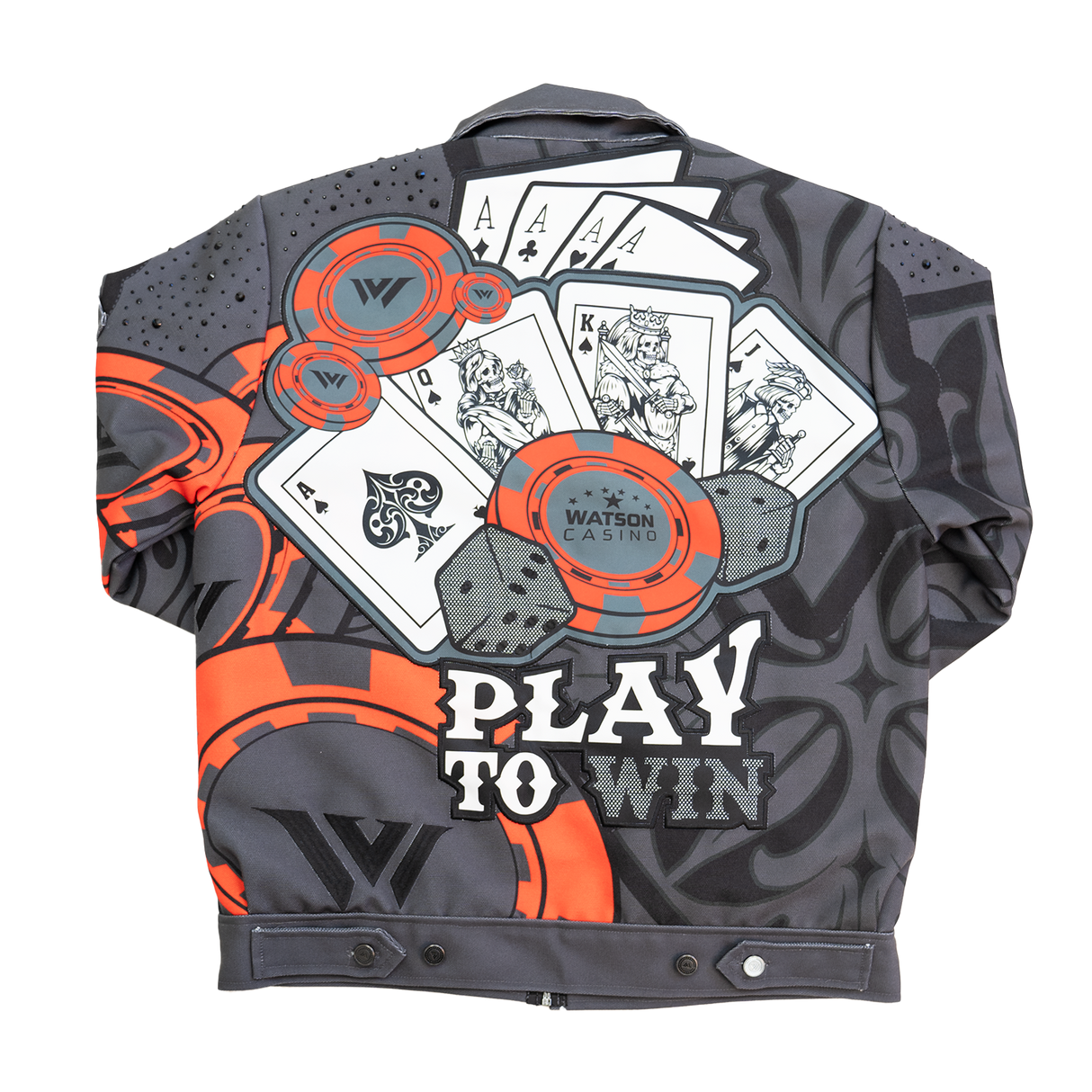 WATSON PLAY TO WIN CASINO WORK JACKET (CHARCOAL)