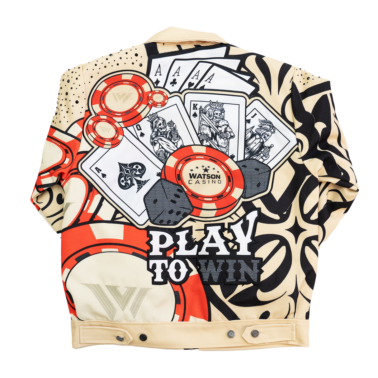 WATSON PLAY TO WIN CASINO WORK JACKET (CREAM)