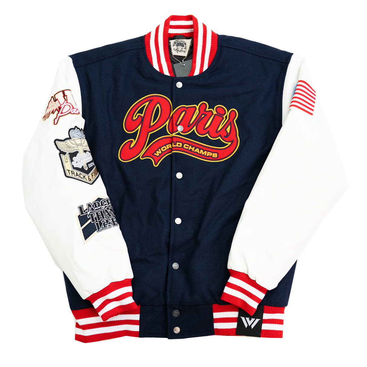 WATSON PARIS WORLD CHAMPIONS VARSITY JACKET (BLUE)