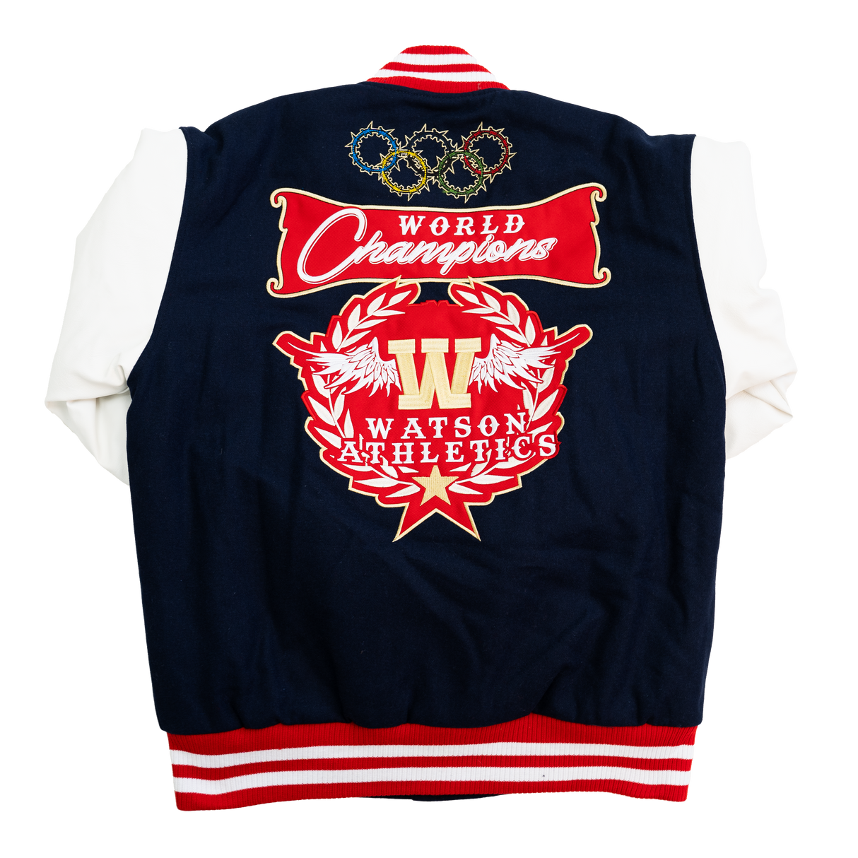 WATSON PARIS WORLD CHAMPIONS VARSITY JACKET (BLUE)