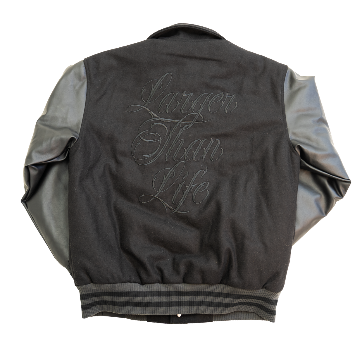 WATSON LARGER THAN LIFE CRYSTAL VARSITY JACKET (BLACK)