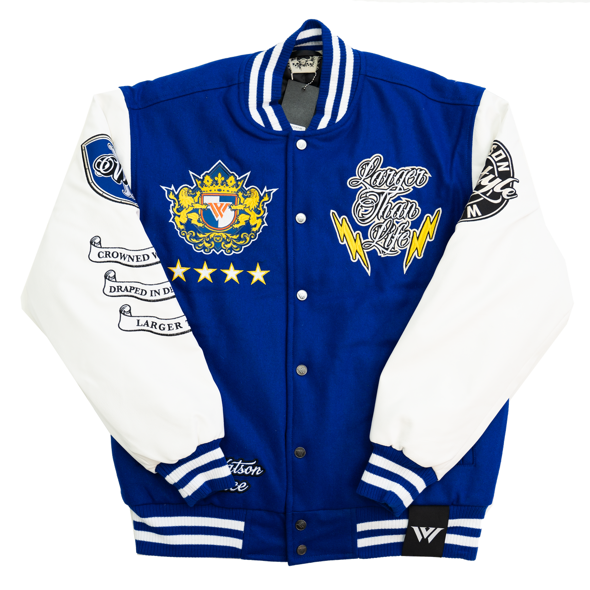 WATSON PALACE VARSITY JACKET (ROYAL)