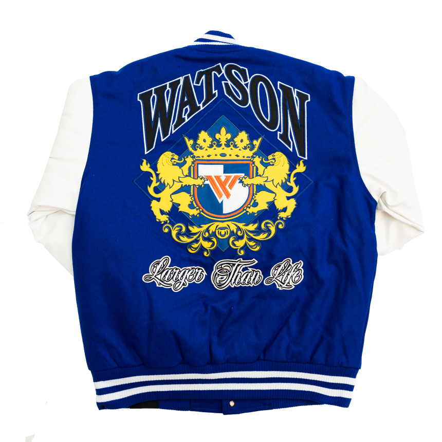 WATSON PALACE VARSITY JACKET (ROYAL)