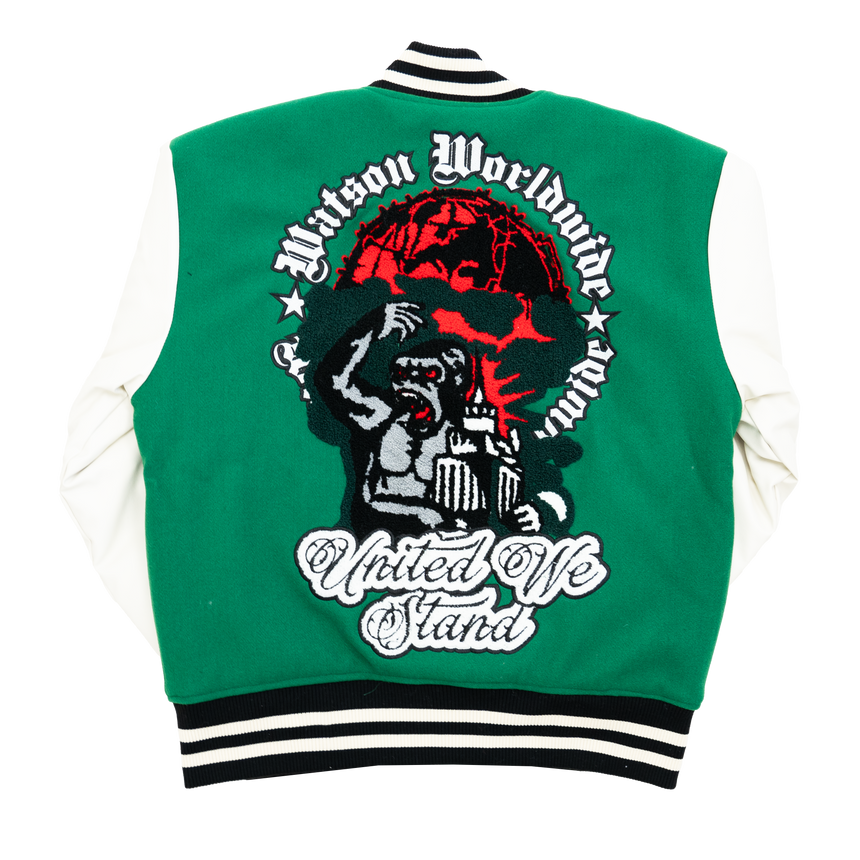 WATSON UNITED WE STAND VARSITY JACKET (GREEN)