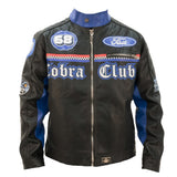 WATSON COBRA CLUB MOTO RACING JACKET (BLACK)