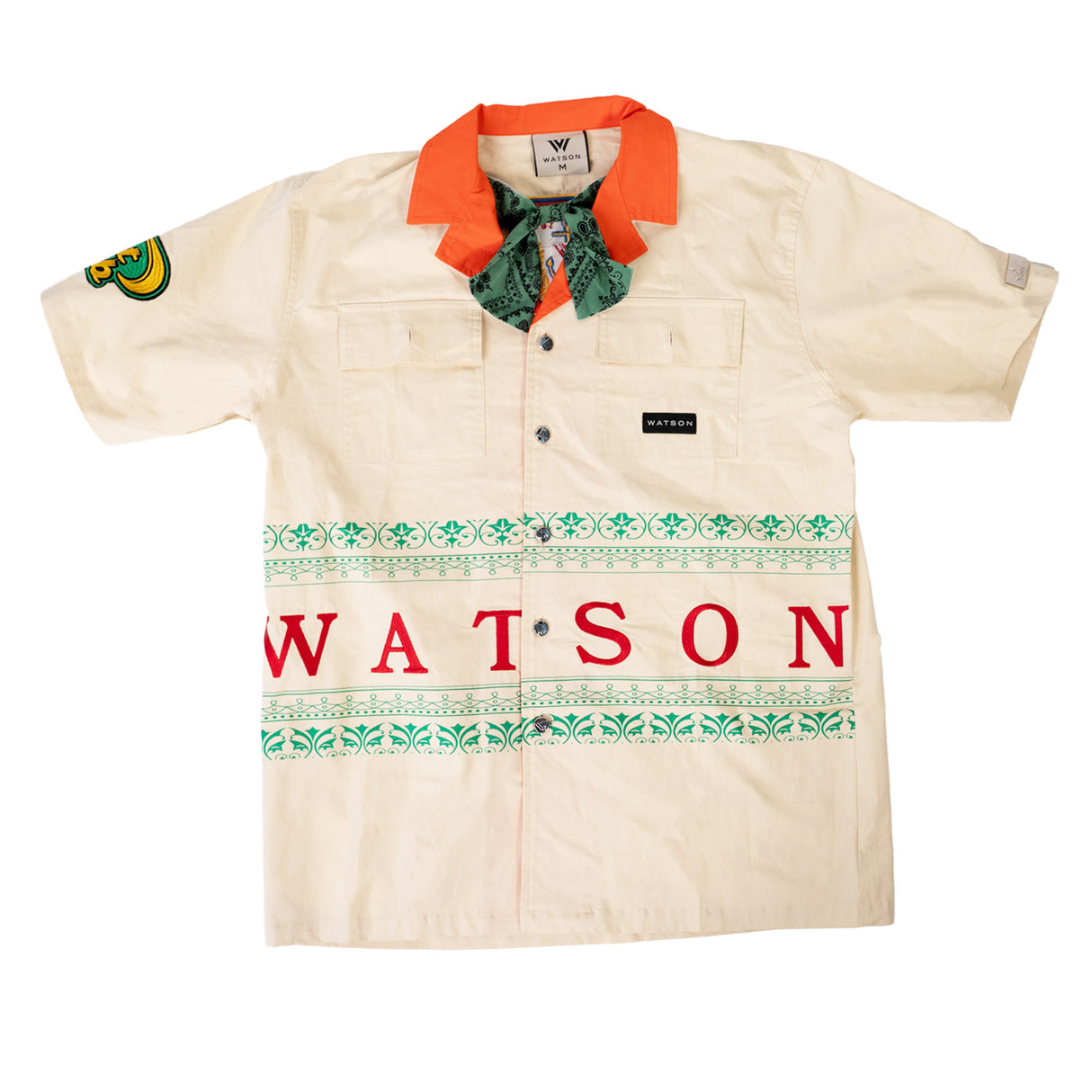 WATSON YACHT CLUB WORK SHIRT (CREAM)