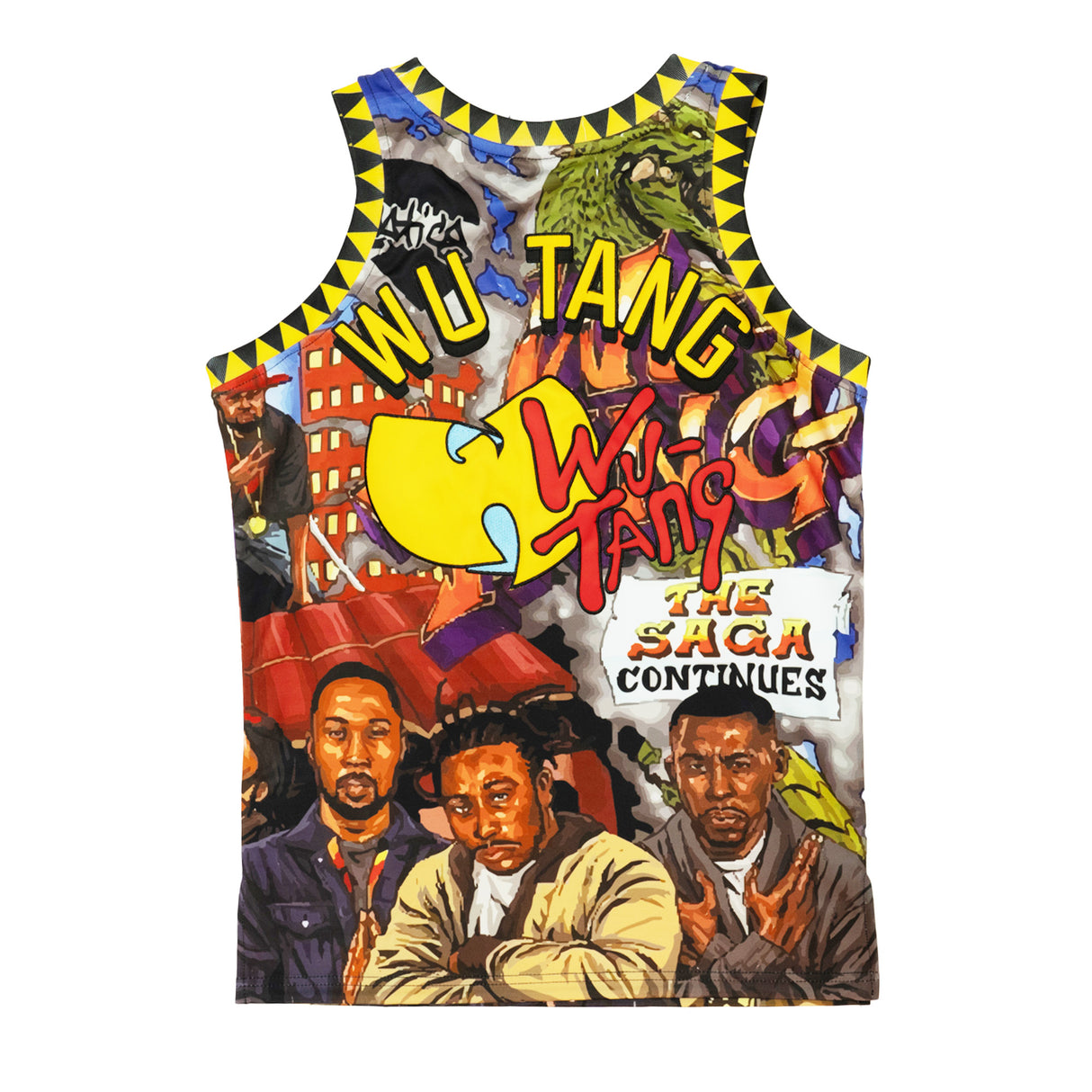 WU TANG BASKETBALL JERSEY (YELLOW/BLACK)