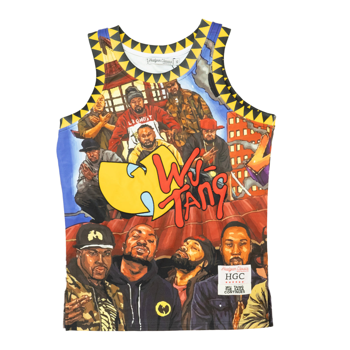 WU TANG BASKETBALL JERSEY (YELLOW/BLACK)