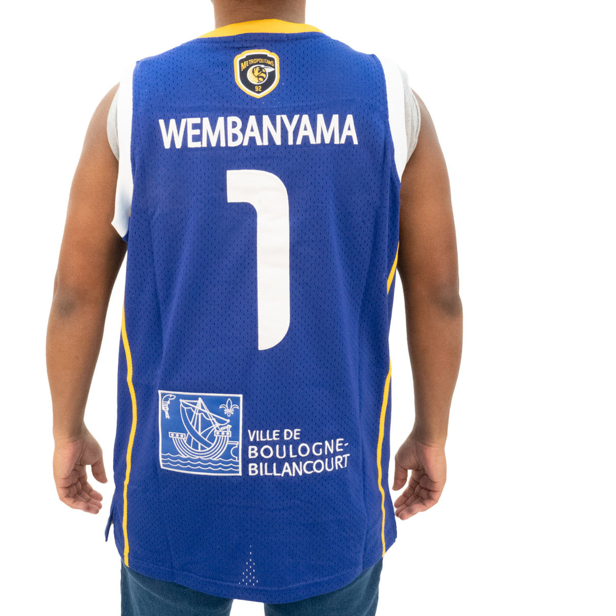 YOUTH WEMBANYAMA BASKETBALL JERSEY (BLUE)