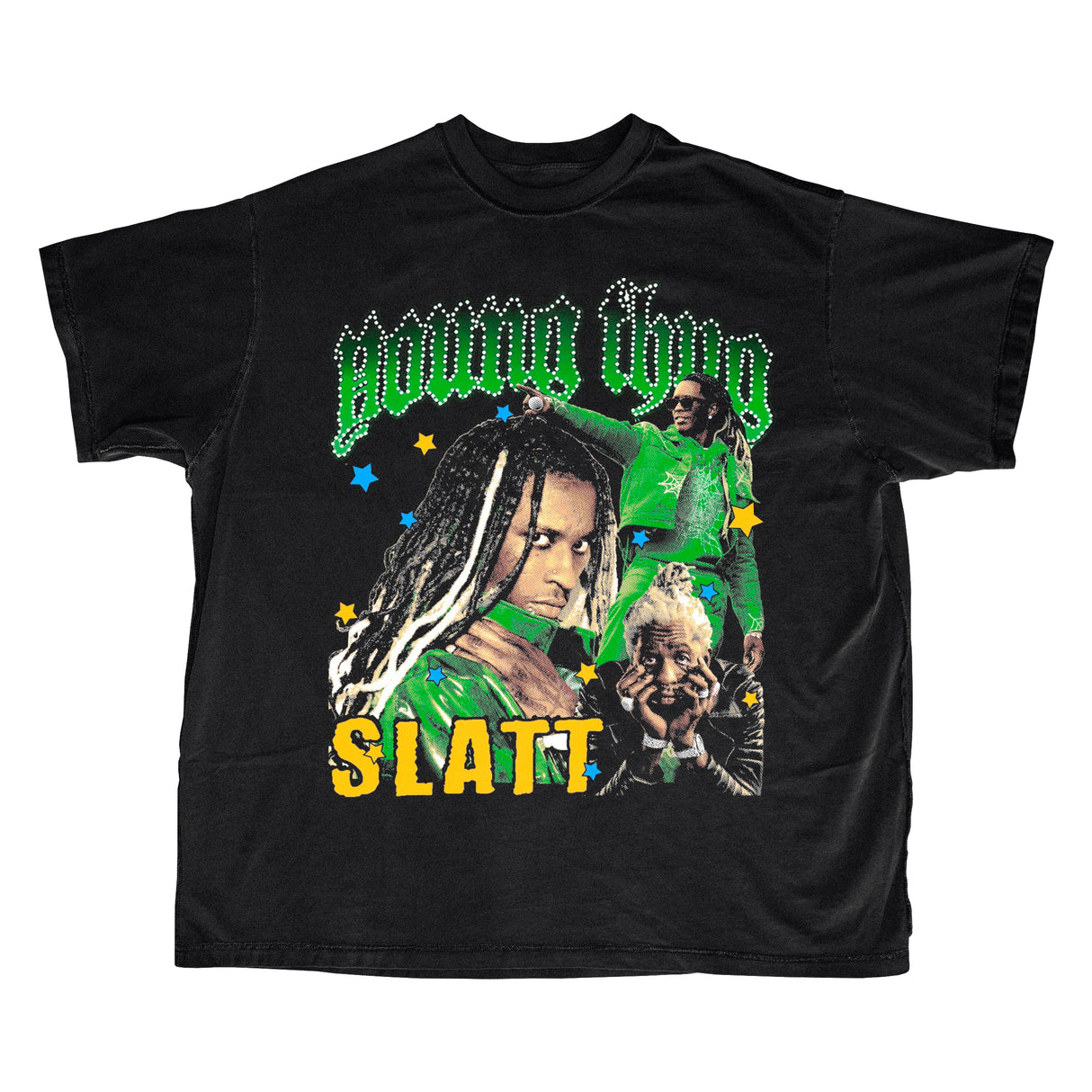 YOUNG THUG SLATT BOOTLEG T-SHIRT (BLACK)