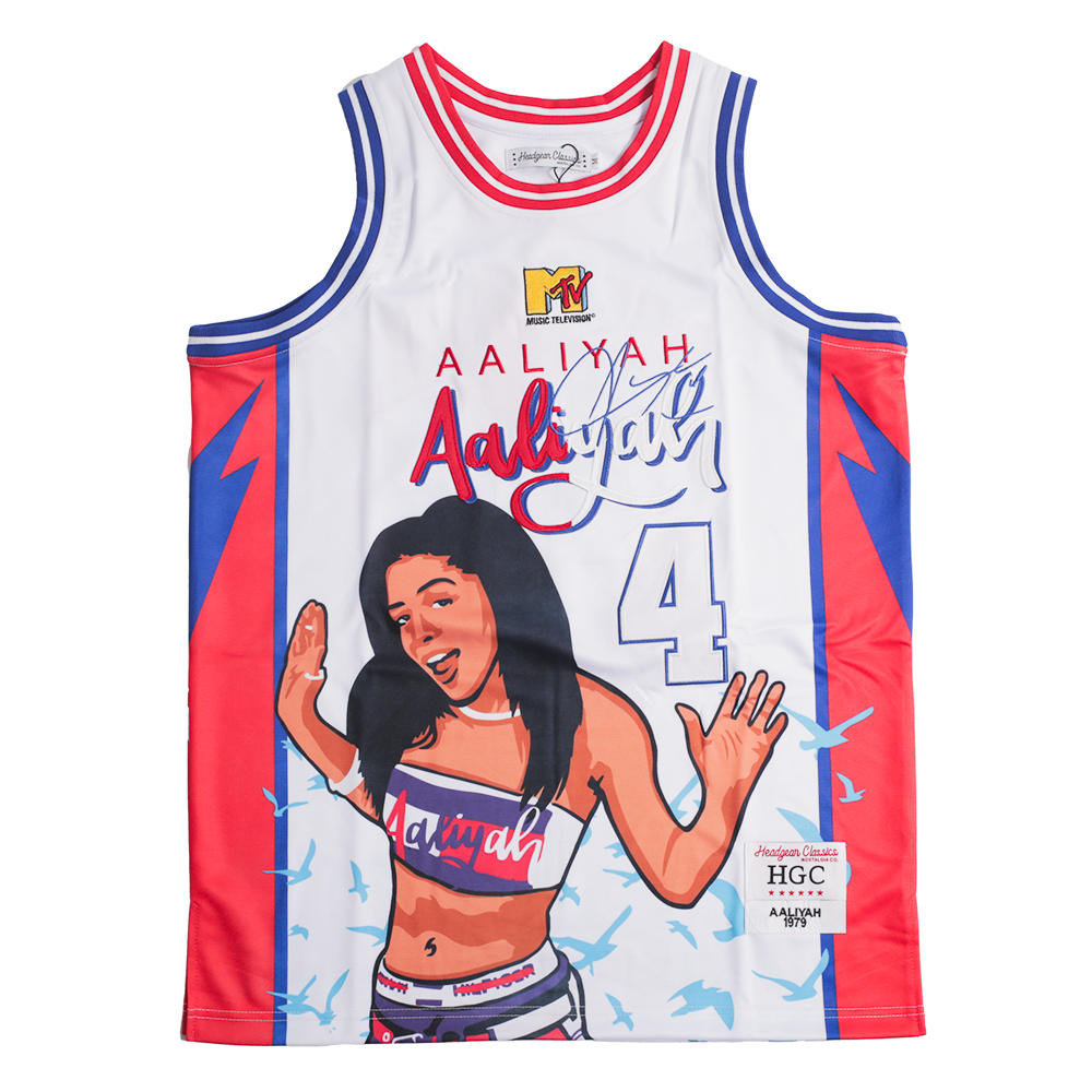 AALIYAH MTV YOUTH BASKETBALL JERSEY - Allstarelite.com