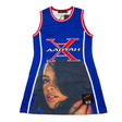 AALIYAH ROYAL BLUE JERSEY DRESS - Allstarelite.com