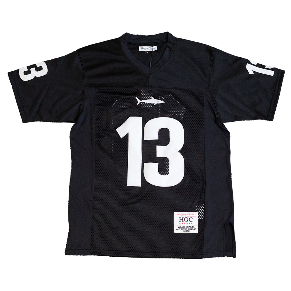 BEAMEN FOOTBALL JERSEY BLACK - Allstarelite.com