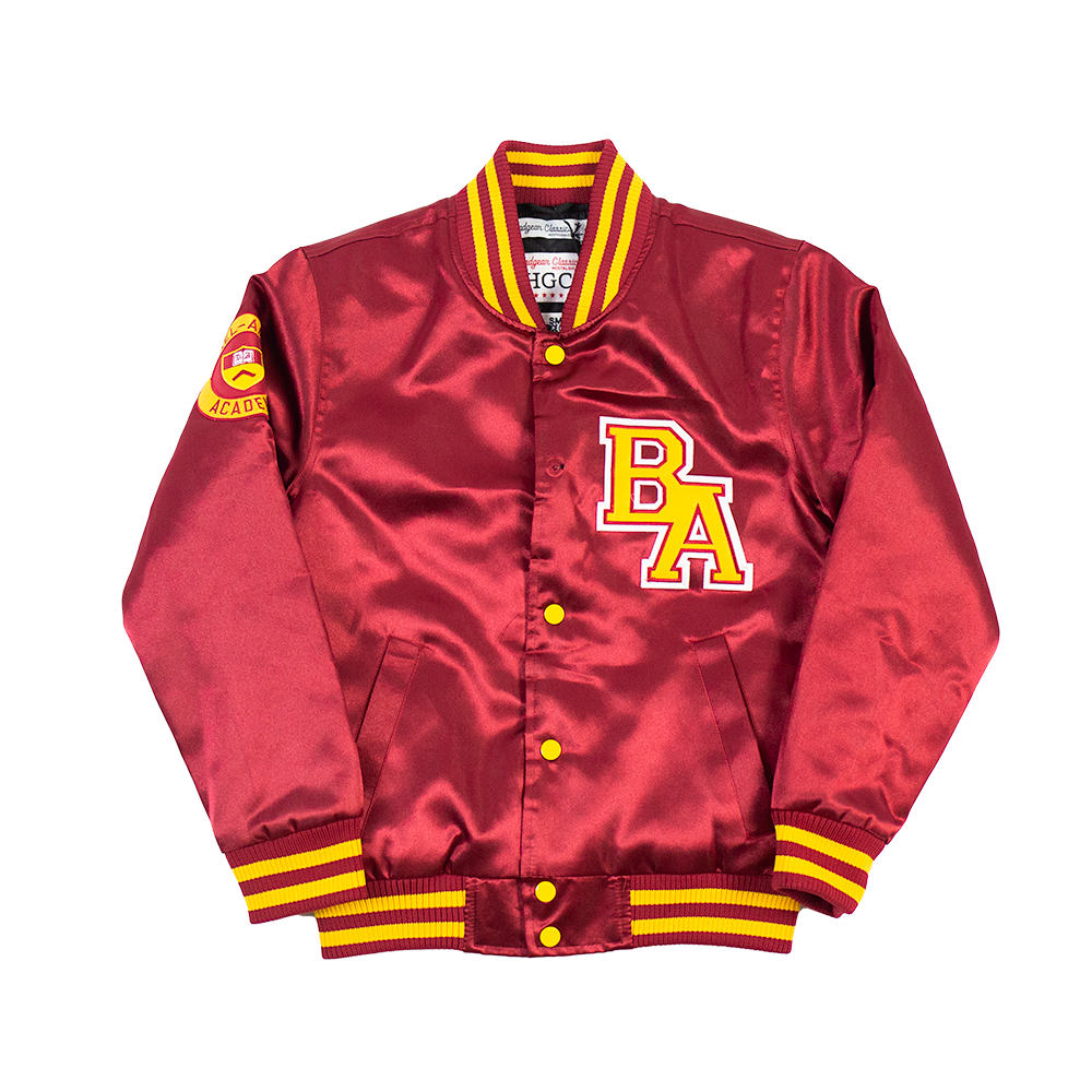 BEL-AIR ACADEMY WILL SMITH SATIN JACKET MAROON – Allstarelite.com