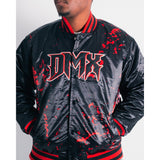 Black DMX Fade Satin Jacket - Allstarelite.com