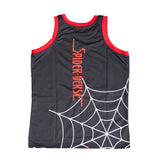 BLACK SPIDERMAN BASKETBALL JERSEY - Allstarelite.com