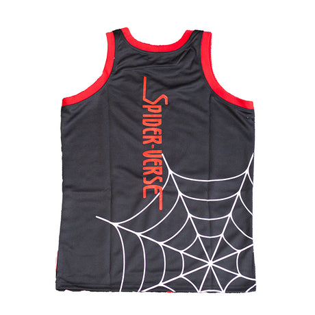 BLACK SPIDERMAN BASKETBALL JERSEY - Allstarelite.com