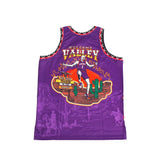 BRAND X HOT IN THE VALLEY BASKETBALL JERSEY (PURPLE ALT)