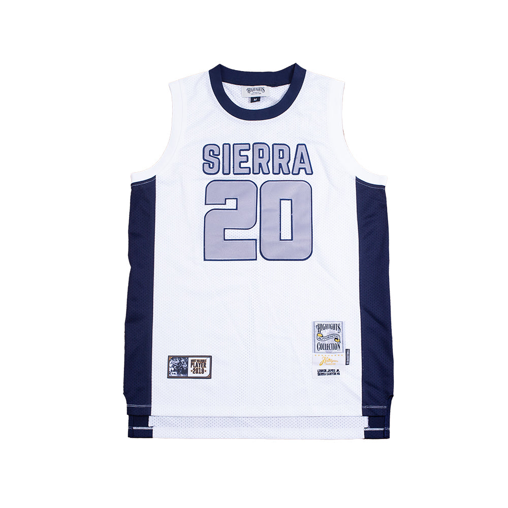 BRONNY JAMES WHITE HIGH SCHOOL BASKETBALL YOUTH JERSEY - Allstarelite.com