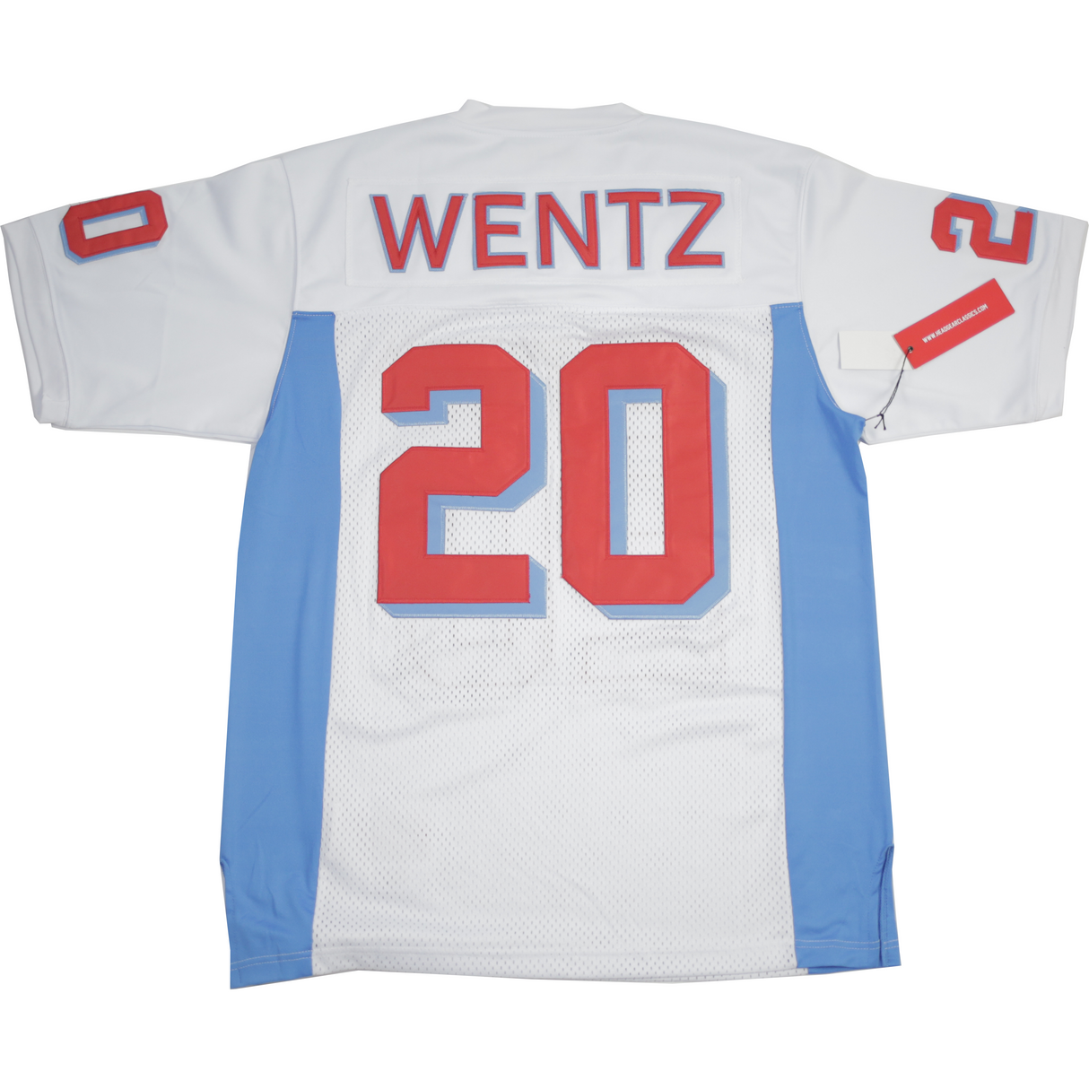 CARSON WENTZ HIGH SCHOOL FOOTBALL JERSEY WHITE - Allstarelite.com