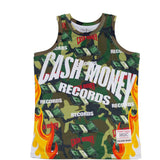 CASH MONEY RECORDS BASKETBALL JERSEY (CAMO)